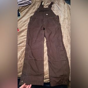 Carhartt Womens Relaxed Fit Washed Duck Insulated Bib Overall